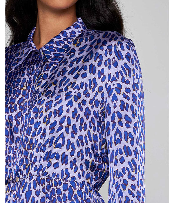 Midi Dress - Twilight Leopard