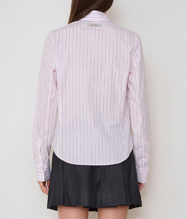 The Rebel Shirt - Pink Stripes