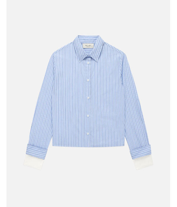 The Sherri Shirt - Blue Stripe