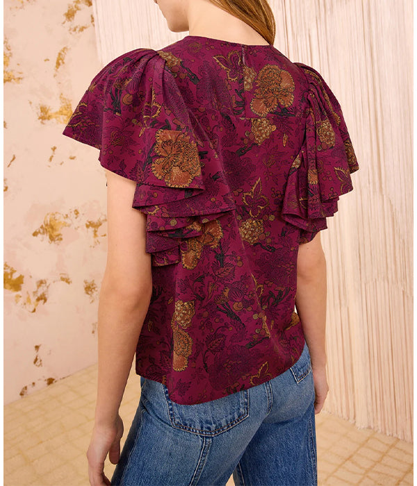 Lena Blouse - Peony