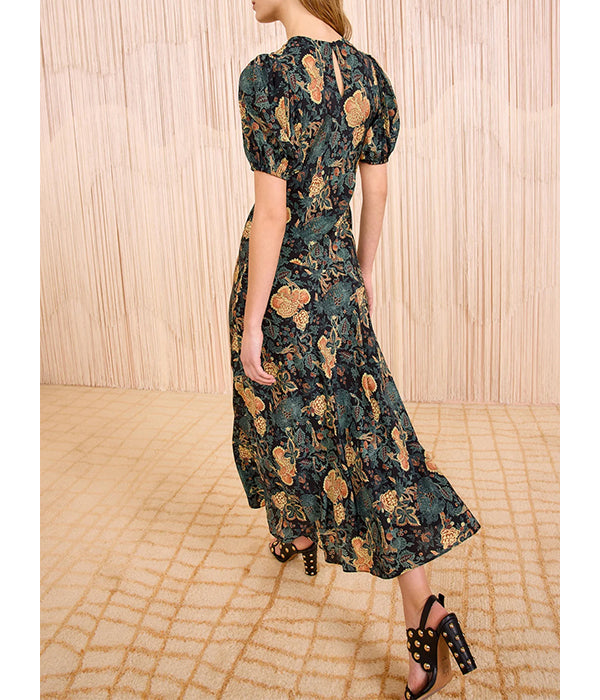Ines Midi Dress - Nuit