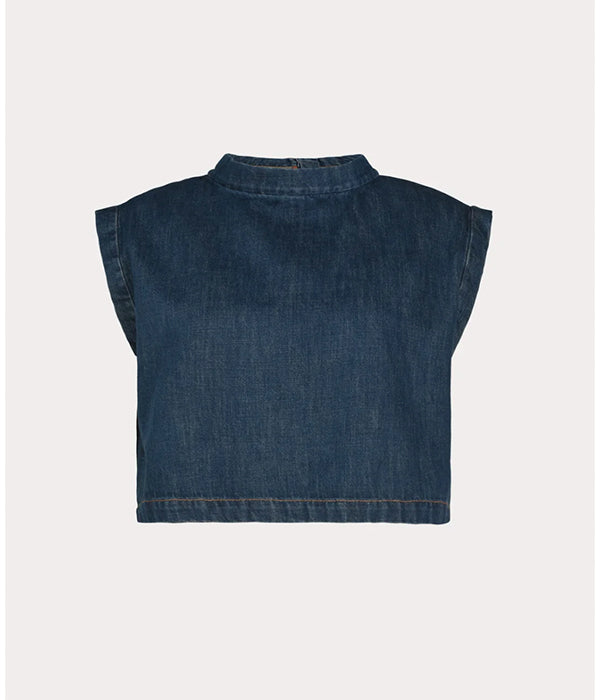 Bacchus Top - Denim Indigo