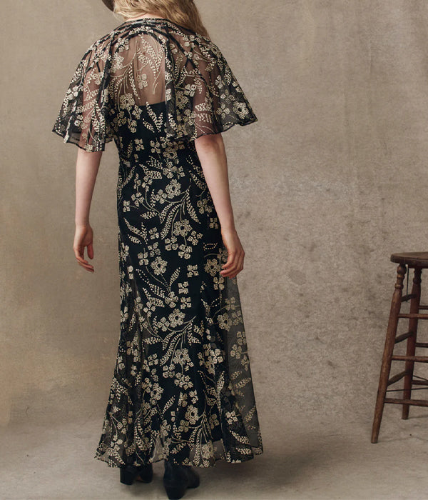 The Festal Dress - Brocade Floral