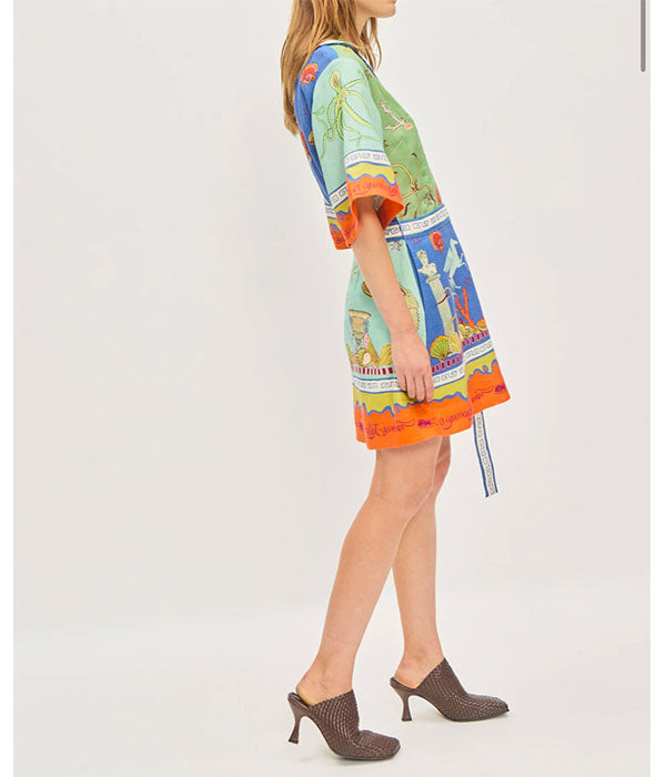 Surrealist Summer V Mini Dress