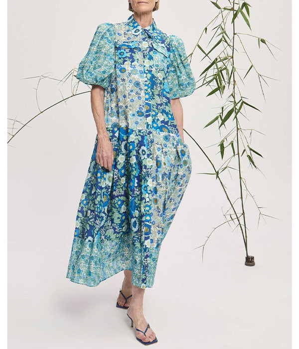 Sacha Shirtdress - Blue