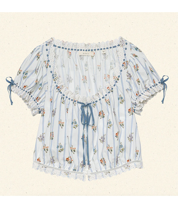 Nera Top - Fleurs De Bordeaux