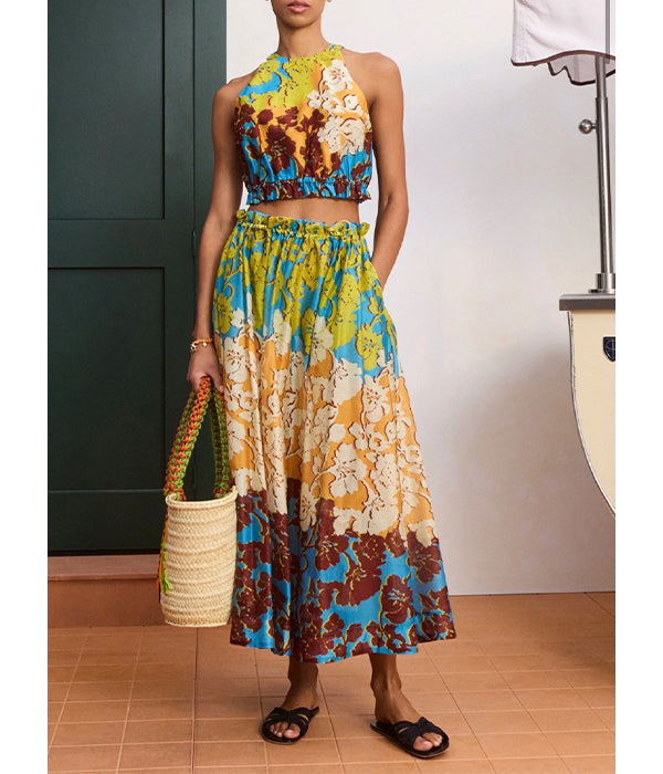 Splice Top - Floral Multi