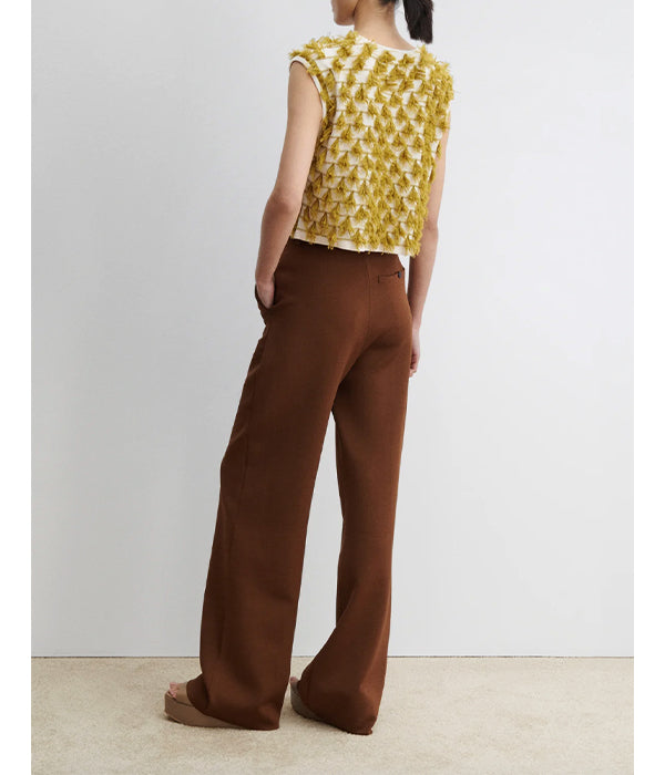 Hazlitt Top - Cream/Mustard