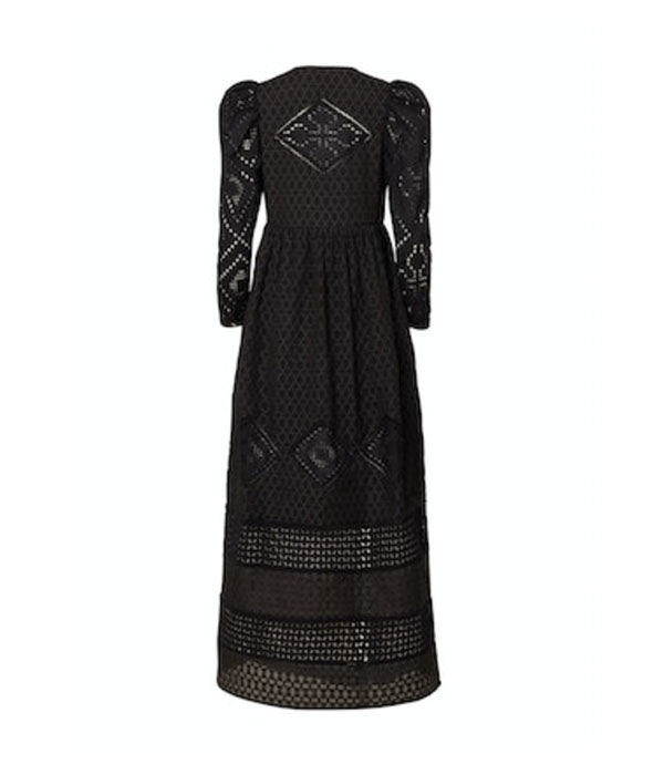 Winifred Eyelet Dress - Black