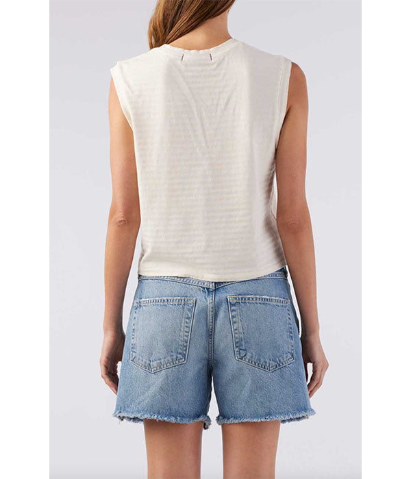 Sleeveless Babe Tee - Natural