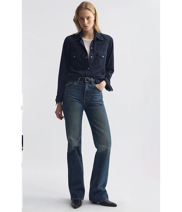 Travis Corduroy Shirt - Dusk Navy