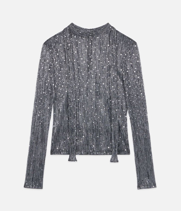 The Disco Top - Silver Metallic