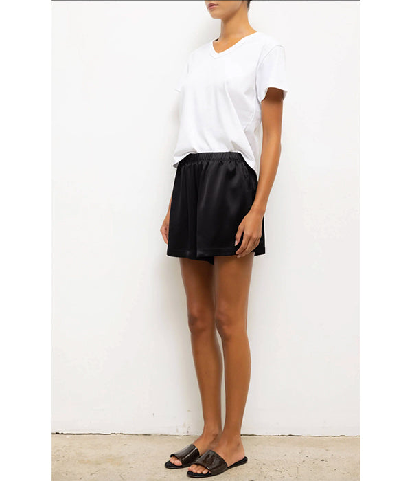 Margo V Neck Tee - White