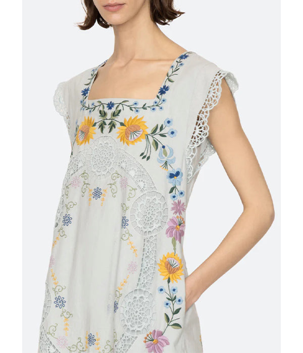 Celina Dress - Sky Blue