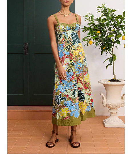 Solstice Midi Dress - Multi