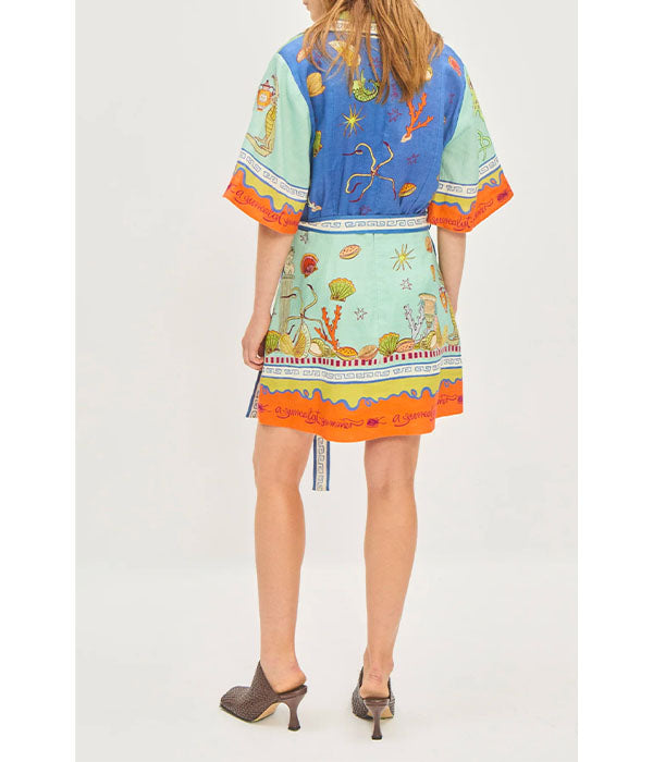 Surrealist Summer V Mini Dress