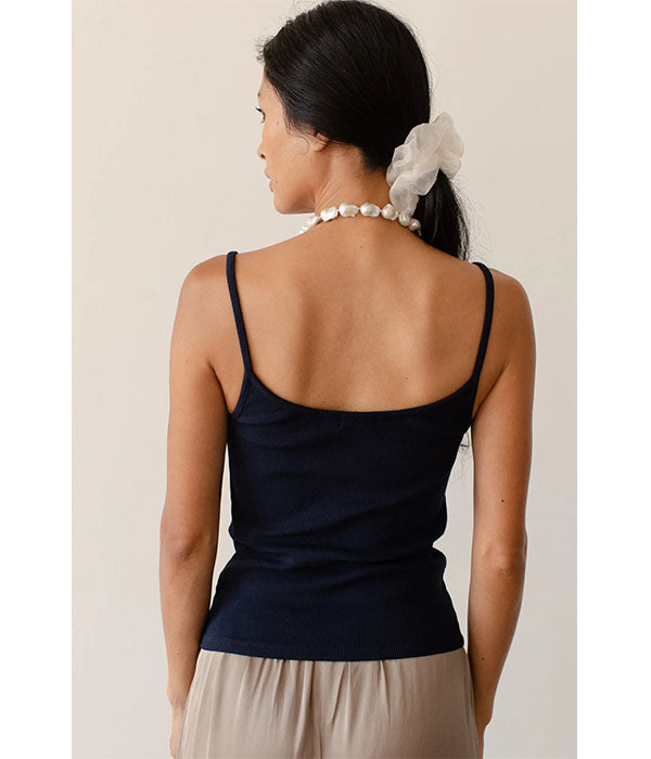 The Spagetti Rib Tank - Navy