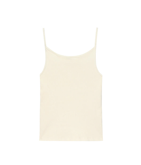 The Spagetti Rib Tank - Creme