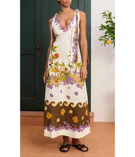Island Cove Ballet Day Dress - Multi