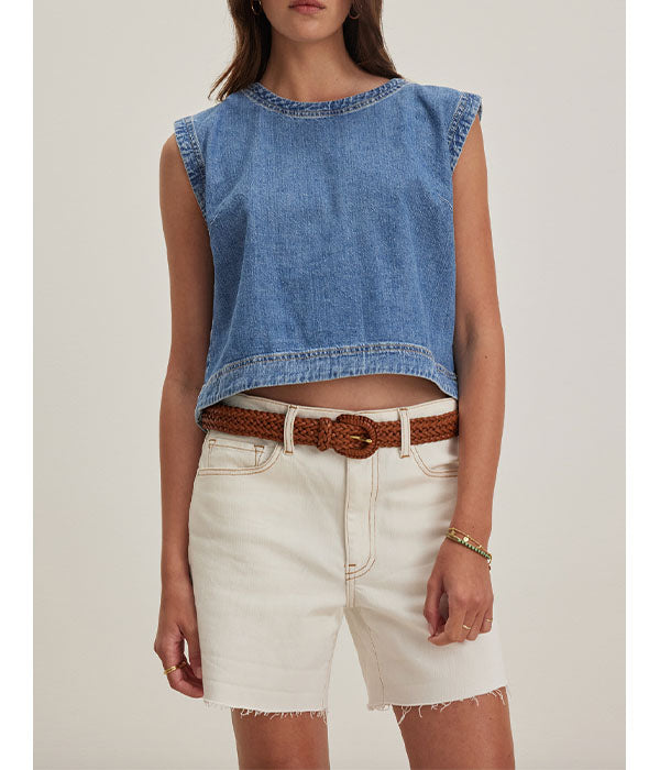 Loren Denim Top - Indigo