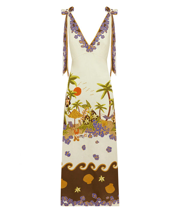 Island Cove Ballet Day Dress - Multi