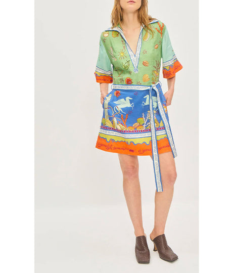 Surrealist Summer V Mini Dress