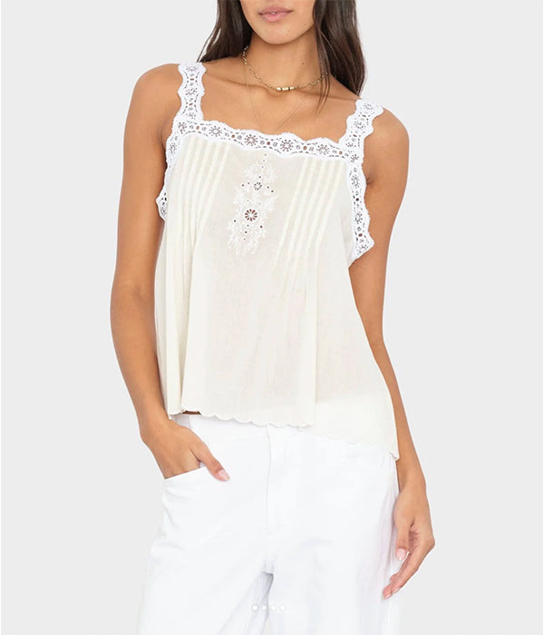 Abby Top - Beige Cream