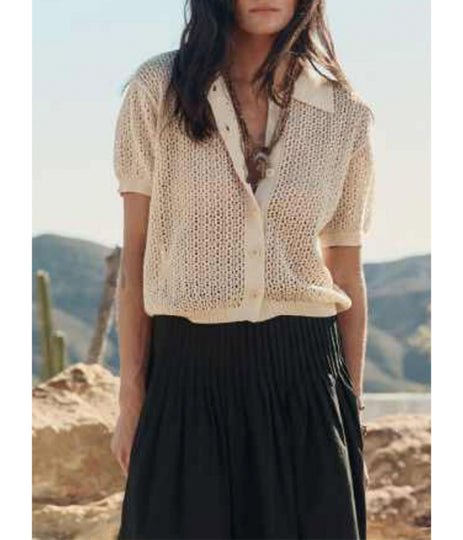 The Crochet Polo - Natural