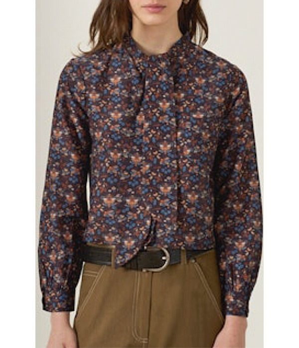 Molly Indigo Kilim Shirt - Blue Topaz