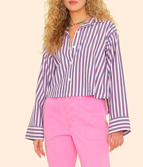 Jessie Shirt - Blue Rose