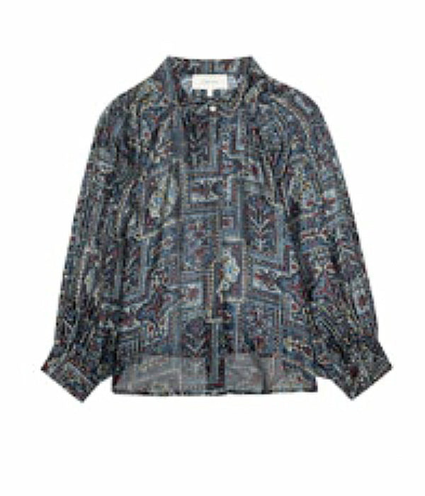 The Ashland Top - Heirloom Textile Print