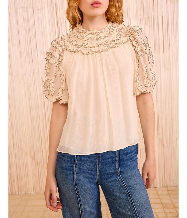 Isolda Blouse - Chantilly