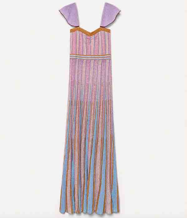 “Les Folies” Chic Inlay Dress - Bronze