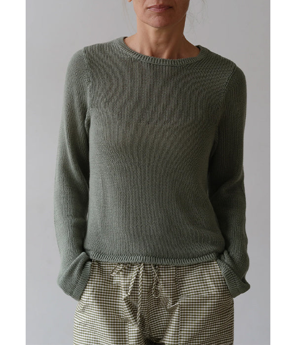 The Knit Long Sleeve - Dill