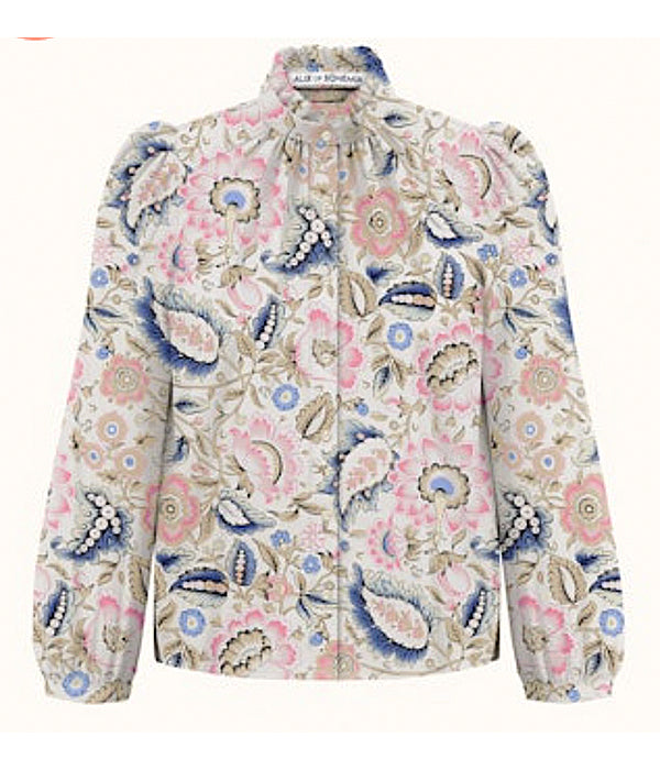 Annabel Shirt - Melon Bloom