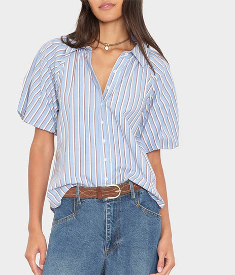 Lyla Shirt - Blue Cedar