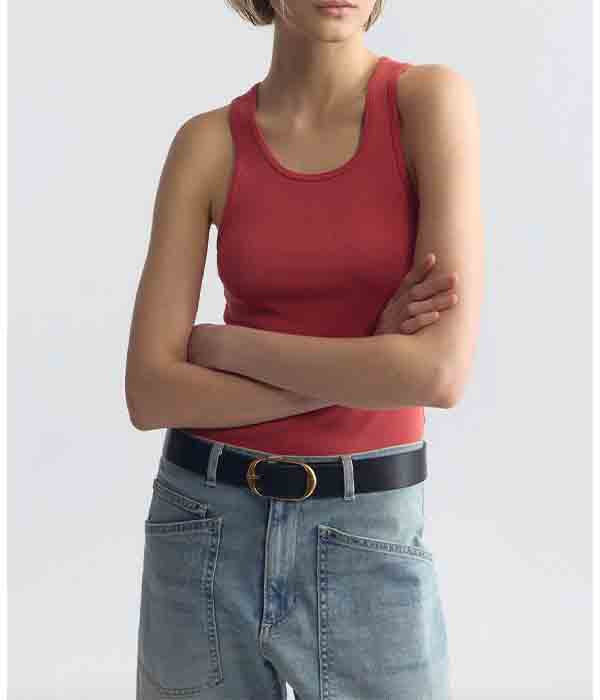 June Tank - Washed Red
