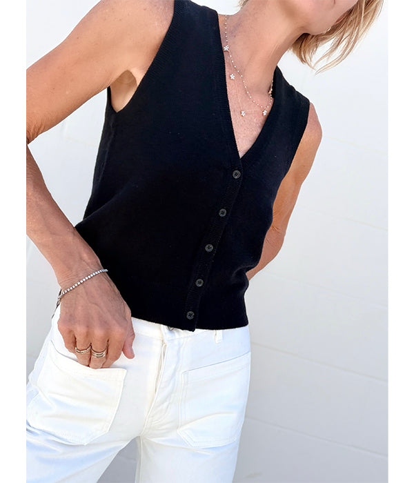 Porter Sweater Vest - Dark Navy