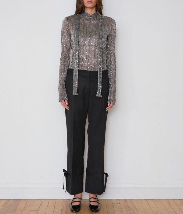 The Disco Top - Silver Metallic