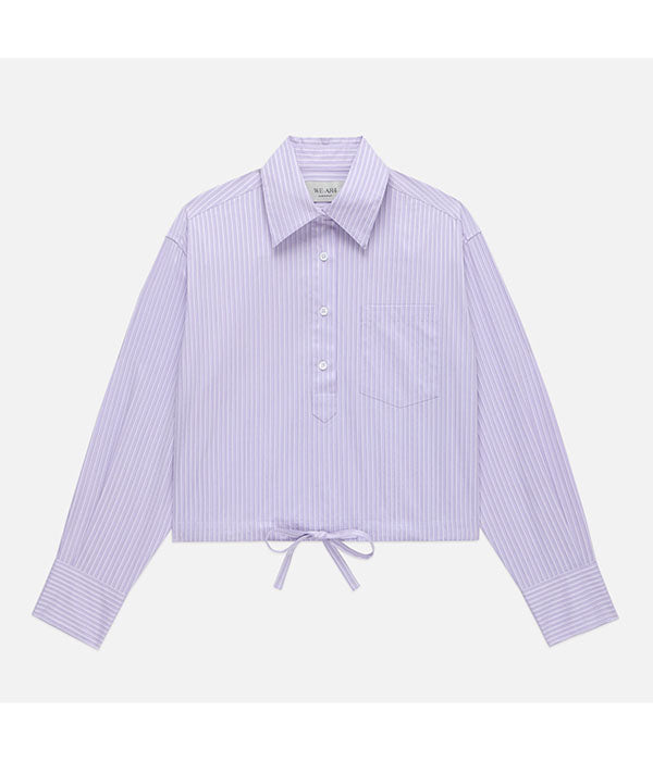 The CC Shirt - Lavender Stripe