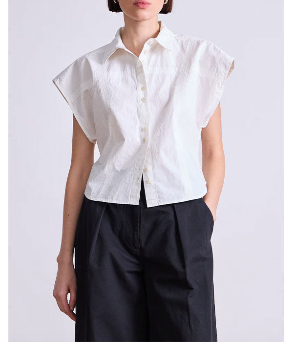 Toni Sleeveless Top - Cream