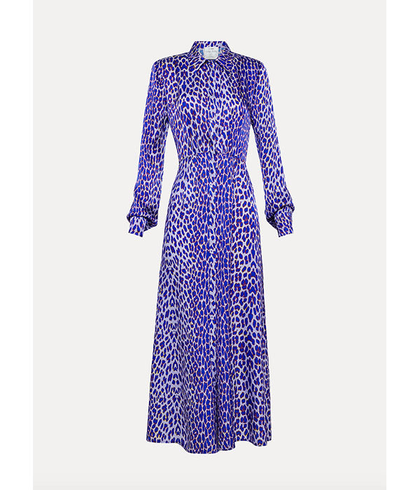 Midi Dress - Twilight Leopard